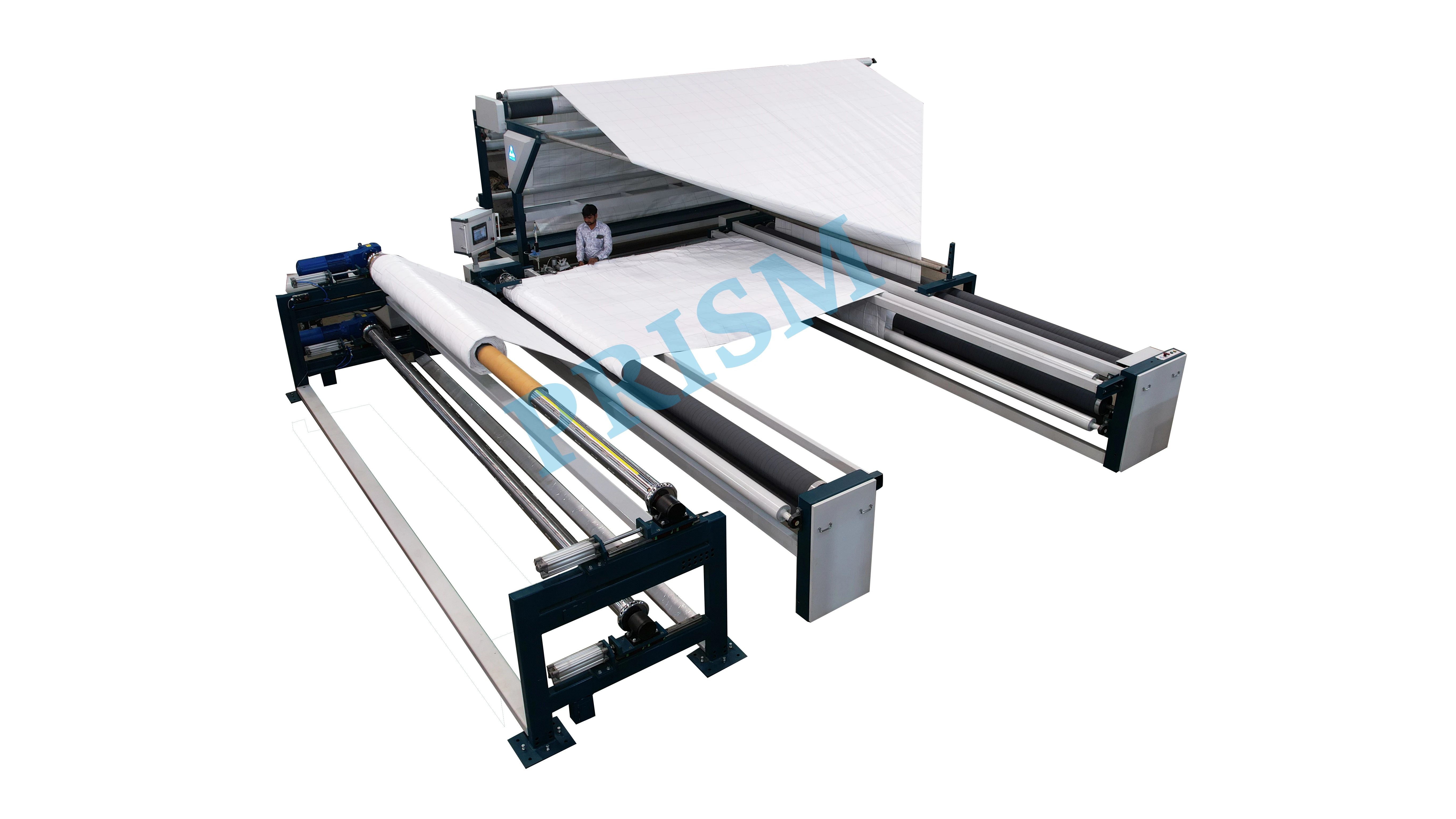 Prism Folding With Stitching Machine